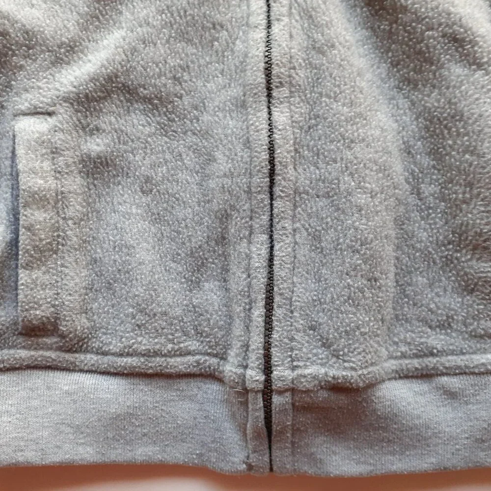 Oshkosh Boys Jacket Sweatshirt Gray Fleece Hoodie Dog 18 Months